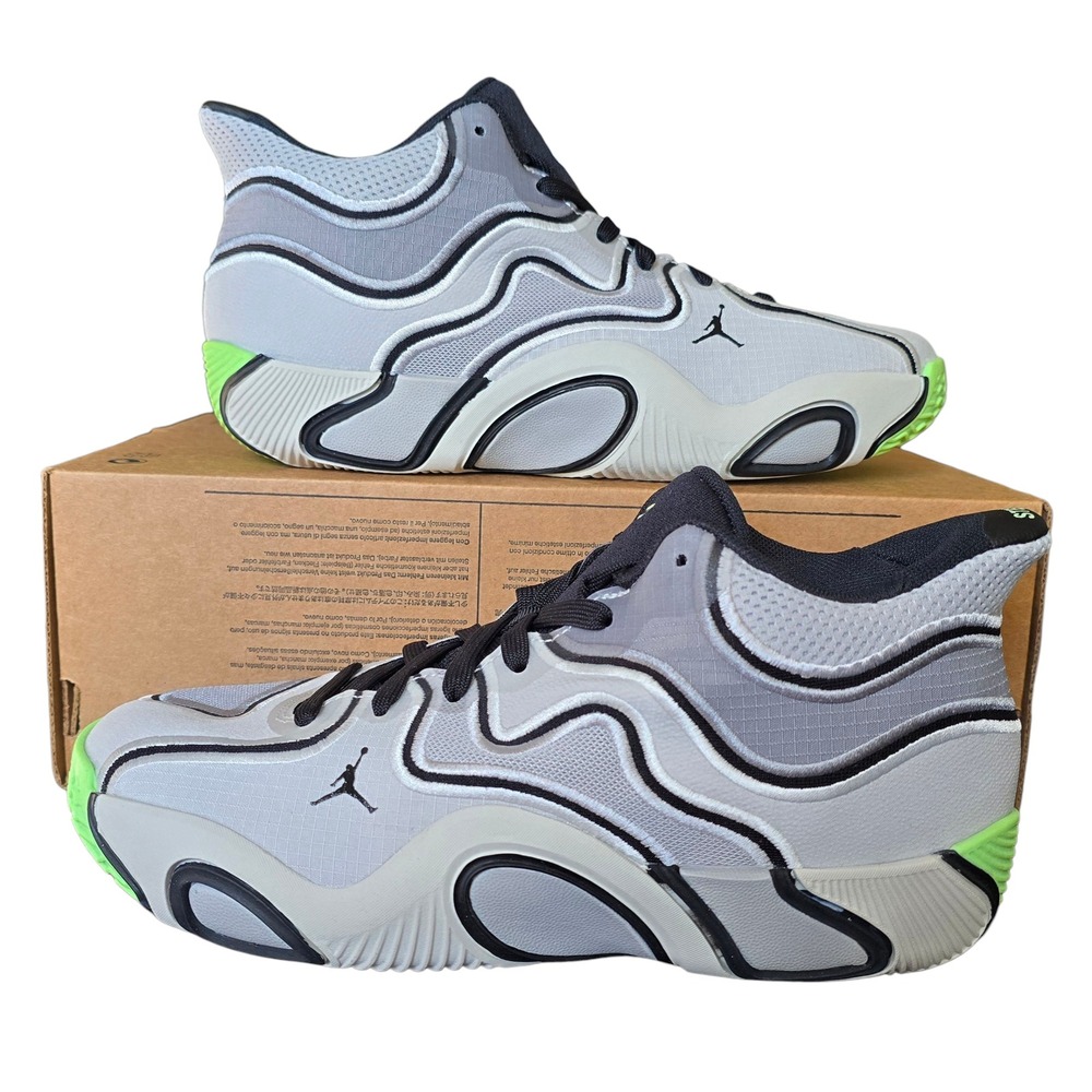 Jordan Tatum‎ 3 (GS) Platinum Tint Black Particle Grey 7Y Sneakers refurbished - Picture 2 of 15